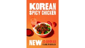 Flame Broiler's Korean Spicy Chicken graphic