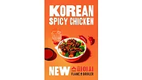 Flame Broiler adds Korean Spicy Chicken to permanent menu Flame Broiler's Korean Spicy Chicken graphic