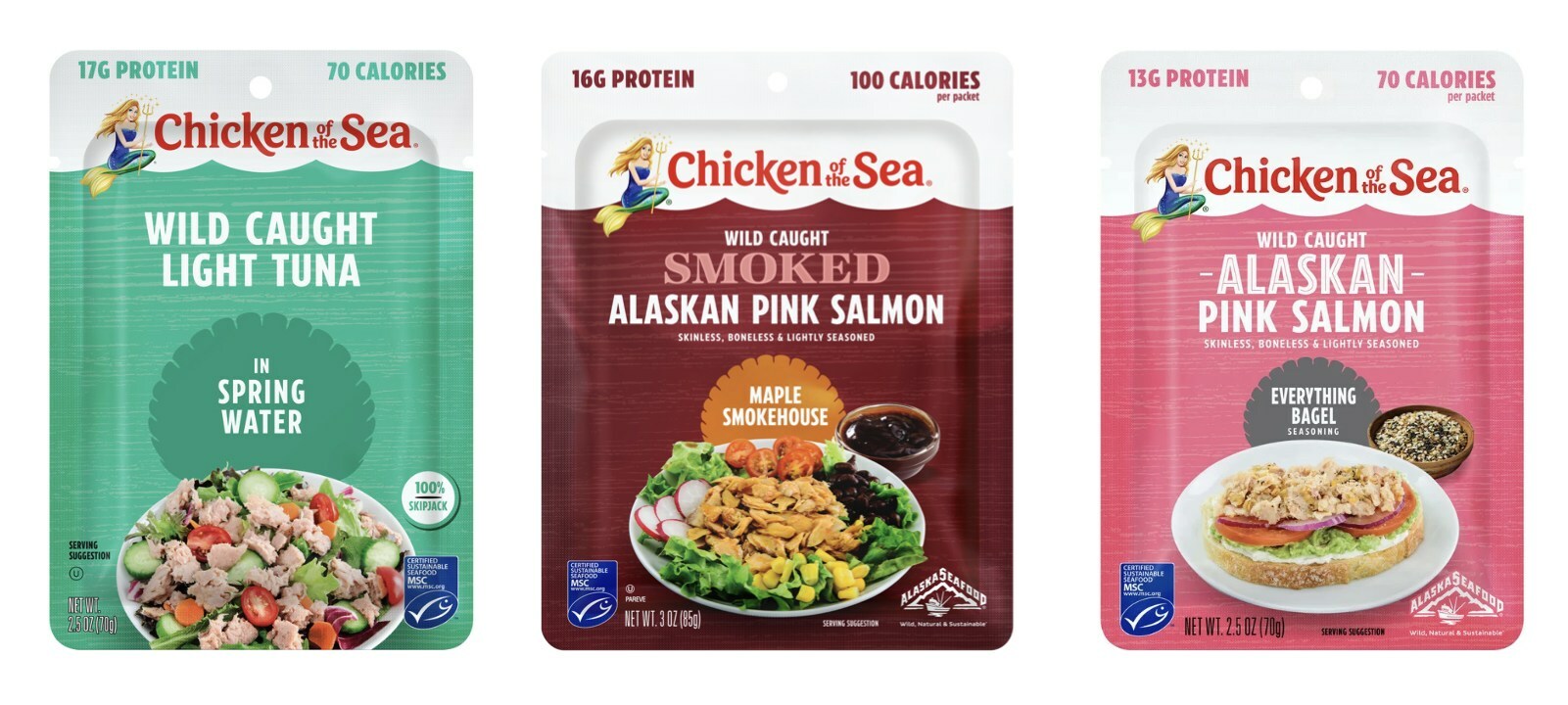 Chicken of the Sea new packet flavors