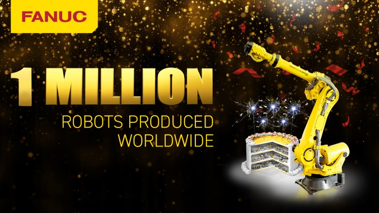 Fanuc has produced its one millionth industrial robot