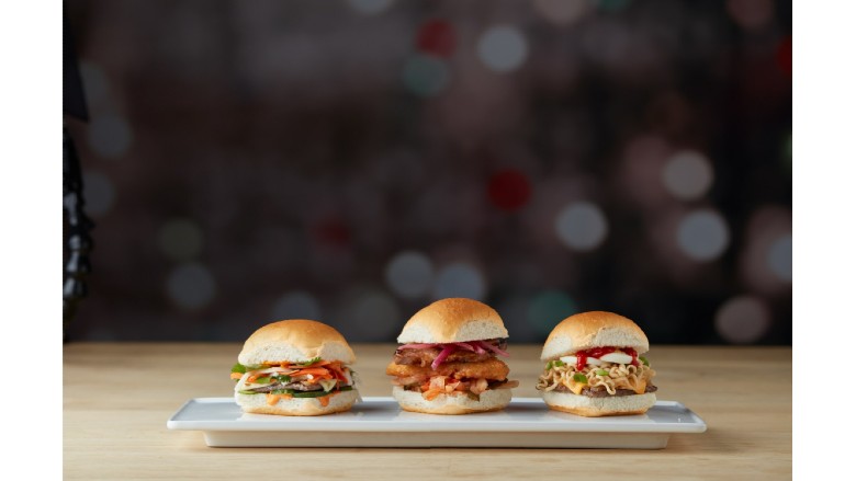 White Castle's culinary team created three new recipes: Maruchan Ramen Sliders, Pork Belly Chicken Sliders and Banh-Mi Sliders.