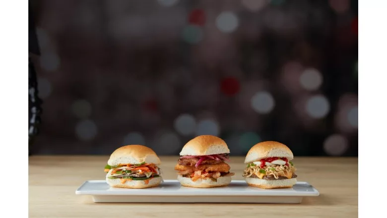 White Castle's culinary team created three new recipes: Maruchan Ramen Sliders, Pork Belly Chicken Sliders and Banh-Mi Sliders.