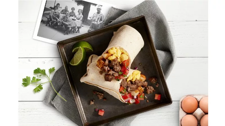 Breakfast burrito