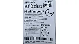 Mrs. Pasta Veal Ossobuco Ravioli- halfmoon