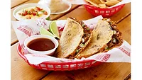Fuzzy's Taco Shop Quesabirria Tacos Fuzzy's Taco Shop Quesabirria Tacos