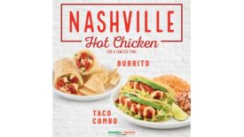 Baja Fresh's Nashville Hot Chicken Burrito and Taco Combo