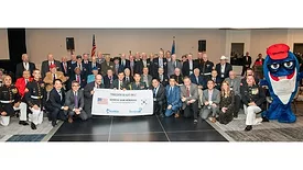 Chosin Few group shot with StarKist Co. and Charlie the Tuna