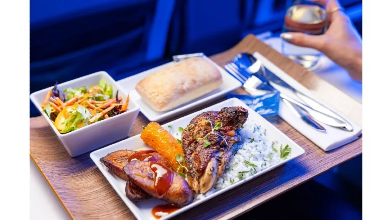 Alaska Airlines Jerk Chicken