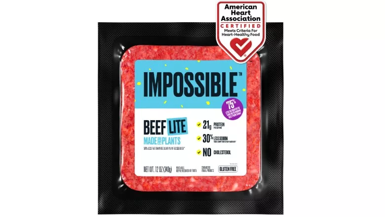 Impossible Beef Lite American Heart Association