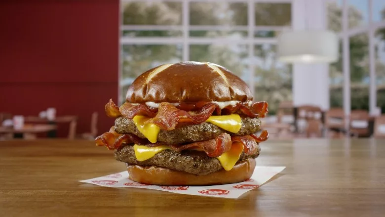 Wendy's Pretzel Baconator