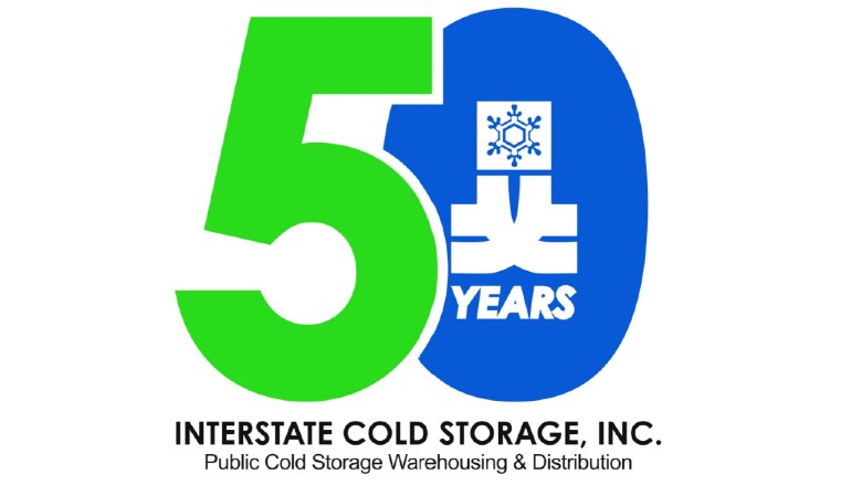 Interstate Cold Storage 50-year anniversary graphic