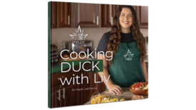 'Cooking Duck with Liv' book cover