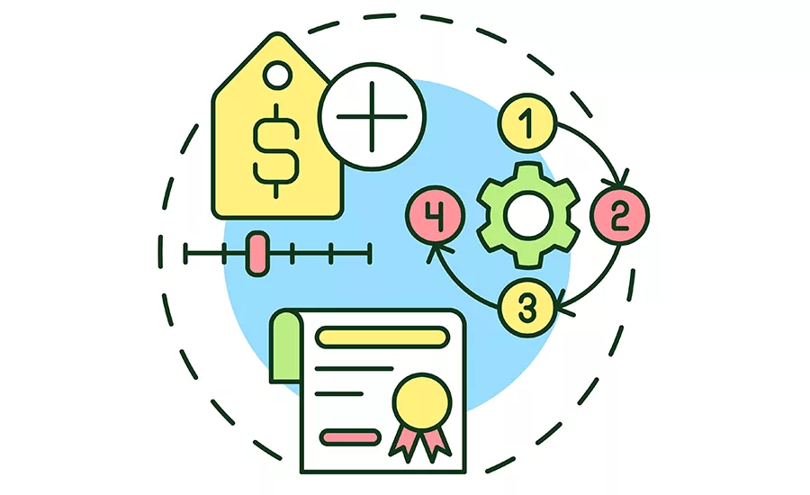 Extended producer responsibility concept icon