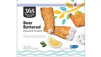 365 Whole Foods Market 'Beer Battered Pollock Fillets' (32-ounce) bags 365 Whole Foods Market 'Beer Battered Pollock Fillets' (32-ounce) bags