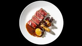 One of the dishes served at a recent LA dinner celebrating Australian beef