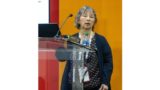 Mitsu Suyemoto presenting research findings during her TECHTalks session at the 2024 IPPE