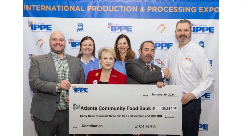 IPPE donates $33,314 to the Atlanta Community Food Bank