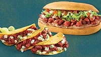 Taco Cabana Al Pastor Street Tacos and Torta