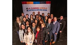 International students attending the 2024 Latin American Poultry Summit