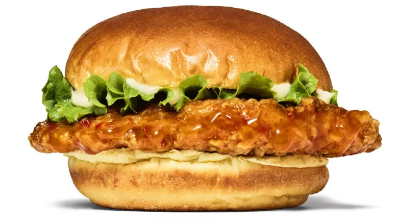 Mango Habanero Crispy Chicken Sandwich