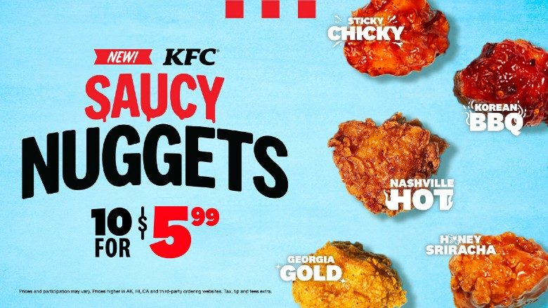 KFC's new Saucy Nuggets