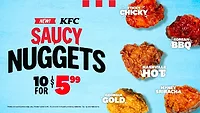 KFC's new Saucy Nuggets KFC's new Saucy Nuggets