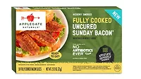 New APPLEGATE NATURALS Fully Cooked SUNDAY BACON Bacon APPLEGATE NATURALS Fully Cooked SUNDAY BACON Bacon
