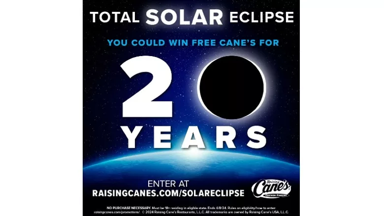 One Raising Cane's customer wins Free Cane's for 20 Years.