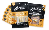 Country Archer Provisions cheese-infused meat snacks Country Archer Provisions cheese-infused meat snacks