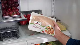 CRYOVAC brand compostable overwrap tray
