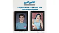Nelson-Jameson’s 'Golden Rule' scholarship winners Cierra Warren and Nicholas Dupree Nelson-Jameson’s 'Golden Rule' scholarship winners Cierra Warren and Nicholas Dupree