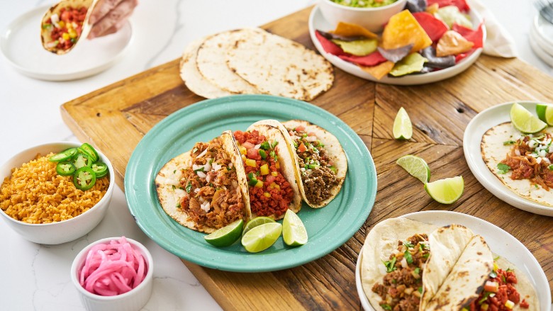 Tacotarian shelf-stable plant-based taco filliings