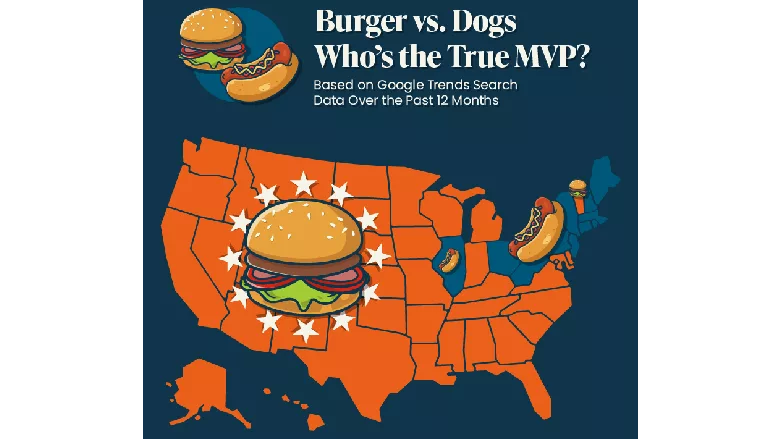 ballpark eats --- burgers vs. hotdogs
