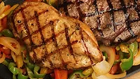 Chicken and steak
