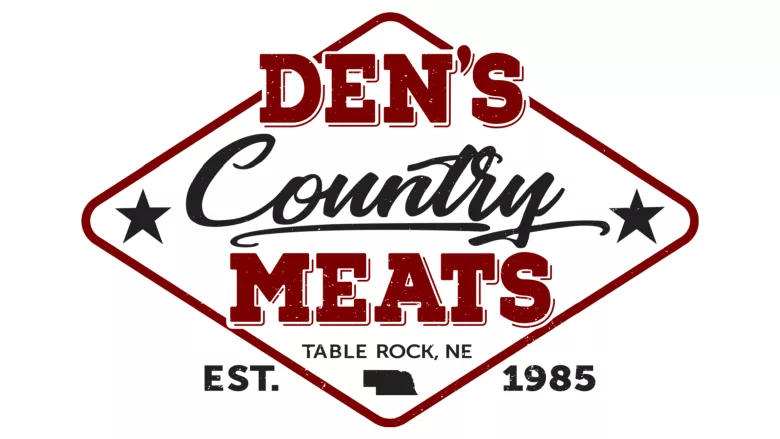 Den's Country Meats logo