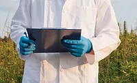 Man using a clipboard Man using a clipboard