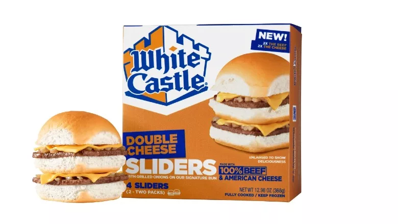 White Castle Double Cheese Sliders