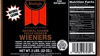 Recalled RTE wiener product label Recalled RTE wiener product label