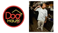 Jake Paul in the Dog Haus kitchen at the Arlington, Texas, location Jake Paul in the Dog Haus kitchen at the Arlington, Texas, location