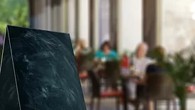 Restaurant chalkboard