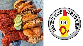 Dave's Hot Chicken tenders and sliders