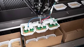 JLS Automation integrated patty packaging system