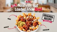 KFC’s new Nashville Hot Loaded Fries Bowl
