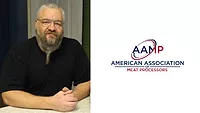 Rob Lorentz (L), AAMP logo (R) Rob Lorentz (L) next to the AAMP logo (R)