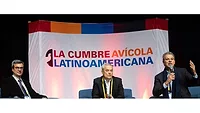 Genetics session panel engaging with the audience at the La Cumbre Avícola Latinoamericana at the 2025 IPPE Genetics session panel engaging with the audience at the La Cumbre Avícola Latinoamericana at the 2025 IPPE