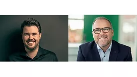 Bela Szalmas (L), Daan van der Heijden (R), Hamlet Protein area sales managers