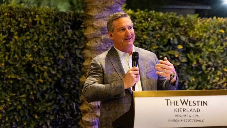 Jay Jandrain of Butterball LLC at the 2025 NTF Annual Convention in Scottsdale, Ariz.