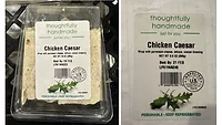 Recalled chicken Caesar wrap product