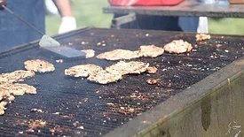 Complimentary pork lunches at The Big Grill