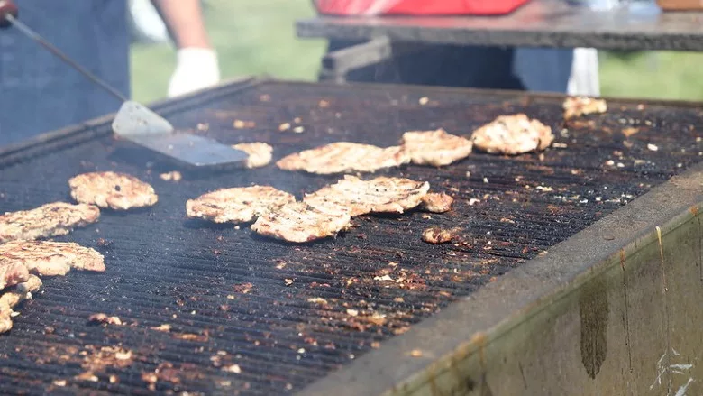 Complimentary pork lunches at The Big Grill